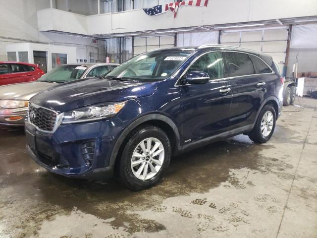 5XYPGDA30LG680104 - 2020 KIA SORENTO L BLUE photo 1