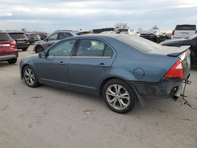 3FAHP0HA9CR392546 - 2012 FORD FUSION SE BLUE photo 2