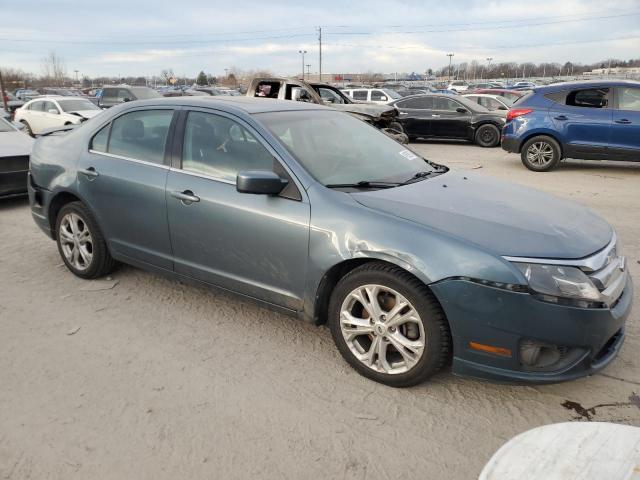 3FAHP0HA9CR392546 - 2012 FORD FUSION SE BLUE photo 4