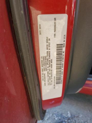 4S3BL676154210944 - 2005 SUBARU LEGACY GT LIMITED RED photo 12