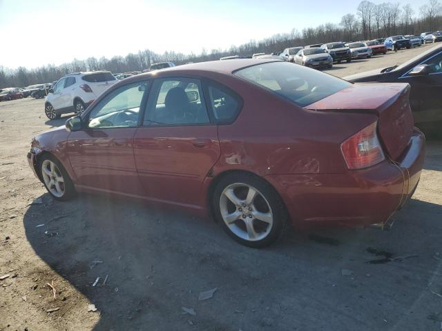 4S3BL676154210944 - 2005 SUBARU LEGACY GT LIMITED RED photo 2