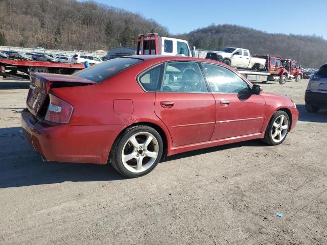 4S3BL676154210944 - 2005 SUBARU LEGACY GT LIMITED RED photo 3