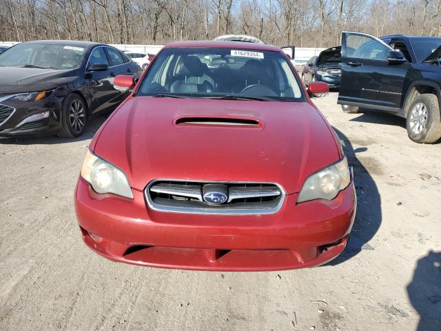 4S3BL676154210944 - 2005 SUBARU LEGACY GT LIMITED RED photo 5