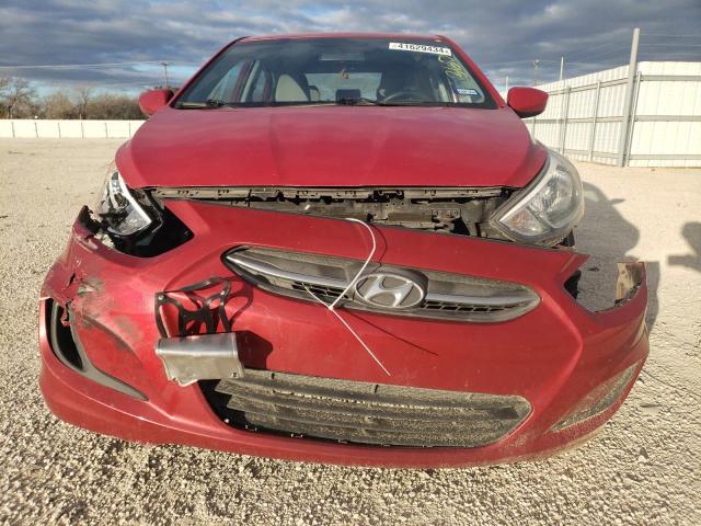 KMHCT4AE4GU032129 - 2016 HYUNDAI ACCENT SE RED photo 5