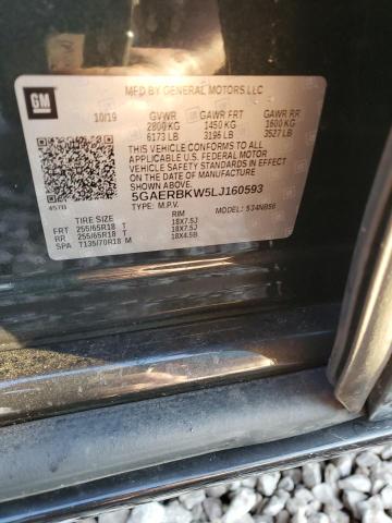 5GAERBKW5LJ160593 - 2020 BUICK ENCLAVE ESSENCE 黑色 照片 14