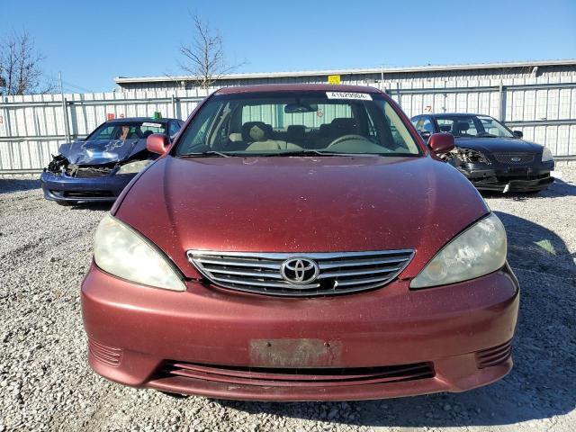 4T1BE32KX6U135638 - 2006 TOYOTA CAMRY LE BURGUNDY photo 5