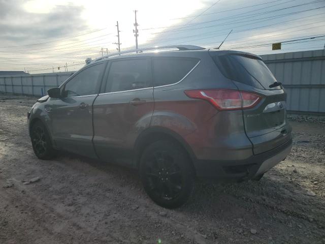 1FMCU0JX2EUD06612 - 2014 FORD ESCAPE TITANIUM GRAY photo 2