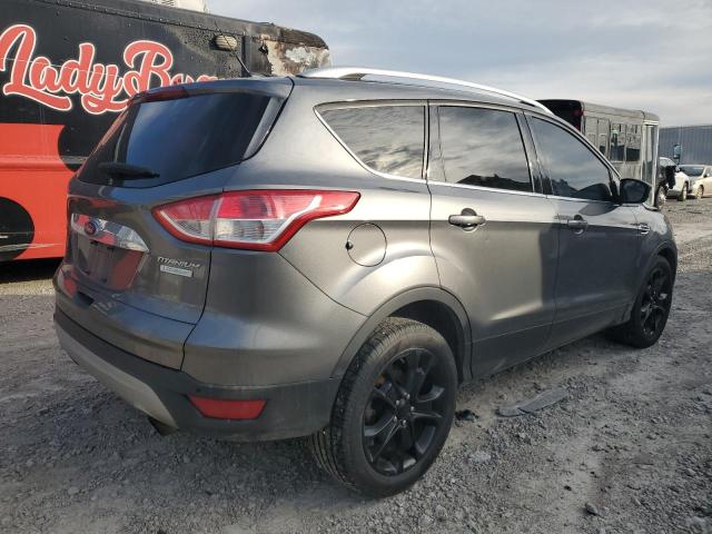 1FMCU0JX2EUD06612 - 2014 FORD ESCAPE TITANIUM GRAY photo 3