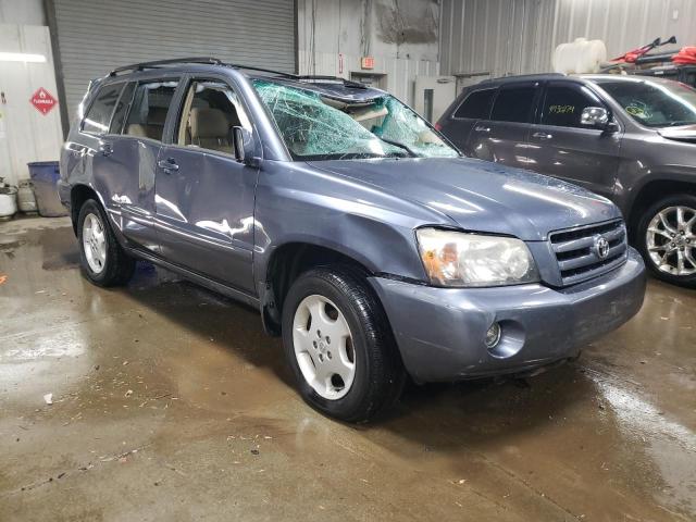 JTEEP21A870191662 - 2007 TOYOTA HIGHLANDER SPORT BLUE photo 4