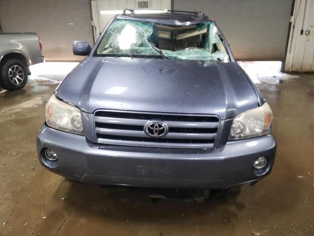 JTEEP21A870191662 - 2007 TOYOTA HIGHLANDER SPORT BLUE photo 5