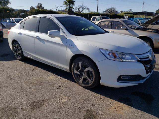 JHMCR5F7XEC000192 - 2014 HONDA ACCORD PLUG-IN HYBRID WHITE photo 4