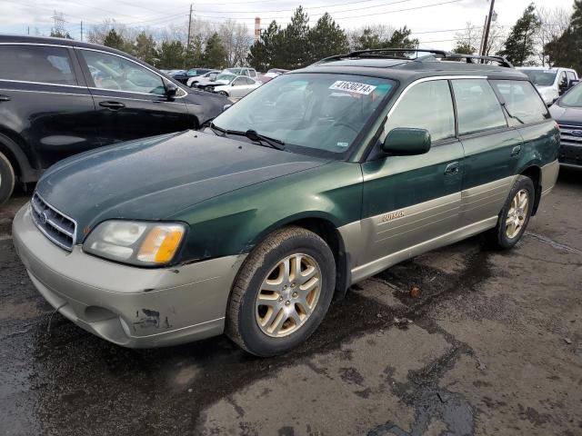 4S3BH686627601758 - 2002 SUBARU OUTBACK OUTBACK LIMITED GREEN photo 1