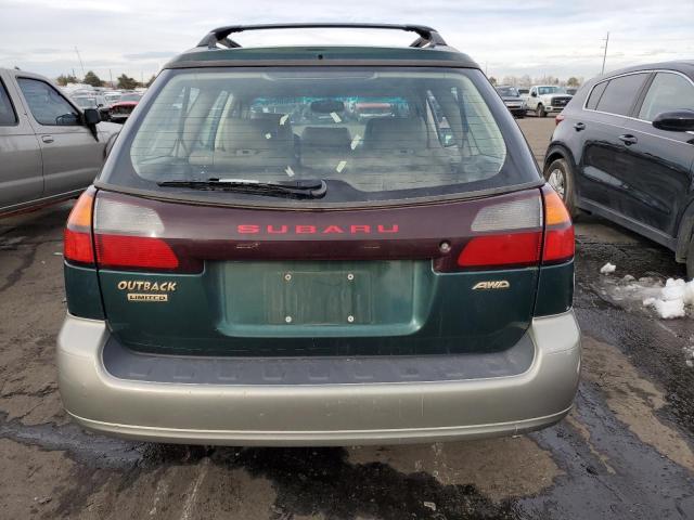 4S3BH686627601758 - 2002 SUBARU OUTBACK OUTBACK LIMITED GREEN photo 6