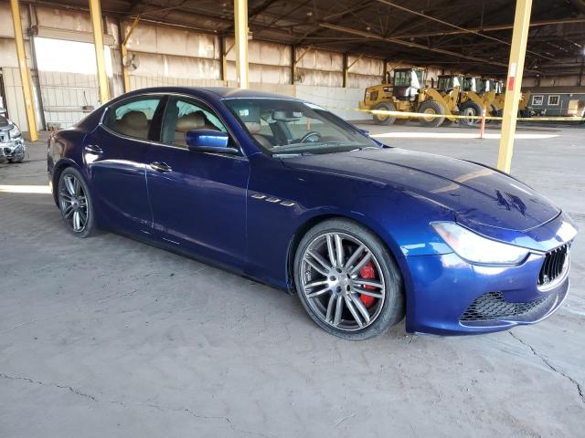 ZAM57RTA1F1134590 - 2015 MASERATI GHIBLI S 蓝色 照片 4