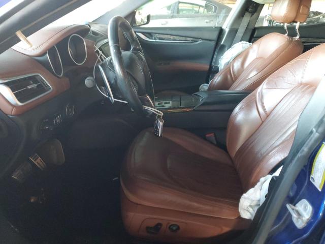 ZAM57RTA1F1134590 - 2015 MASERATI GHIBLI S 蓝色 照片 7