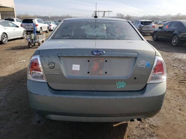 3FAHP07ZX8R185517 - 2008 FORD FUSION SE TEAL photo 6