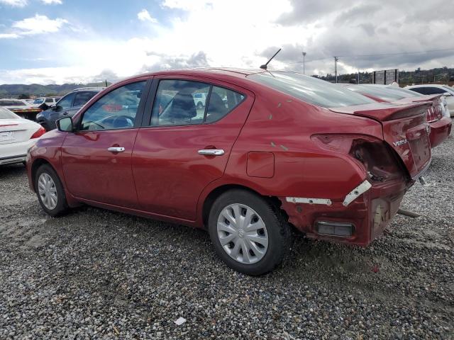 3N1CN7AP9HL811672 - 2017 NISSAN VERSA S BURGUNDY photo 2