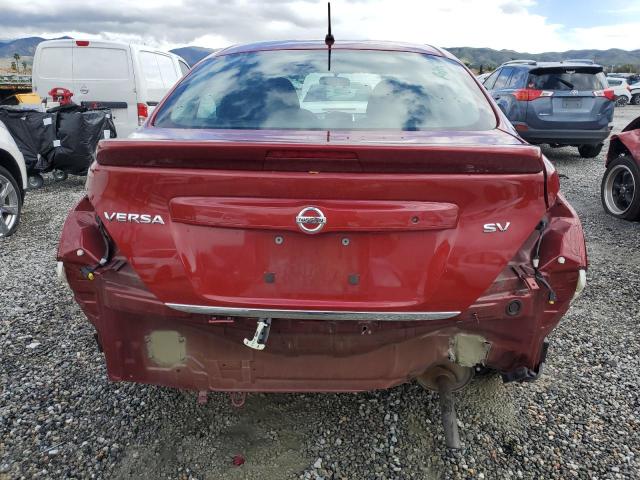 3N1CN7AP9HL811672 - 2017 NISSAN VERSA S BURGUNDY photo 6