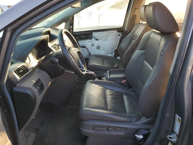 5FNRL5H96CB014280 - 2012 HONDA ODYSSEY TOURING GRAY photo 7