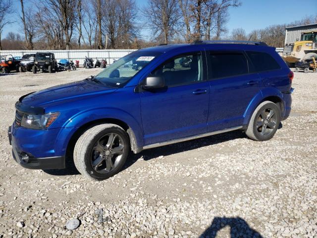 3C4PDDGG2FT651378 - 2015 DODGE JOURNEY CROSSROAD BLUE photo 1