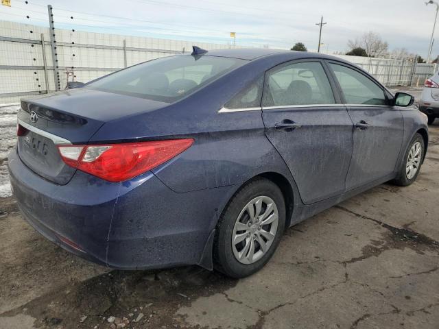 5NPEB4AC2CH417711 - 2012 HYUNDAI SONATA GLS BLUE photo 3