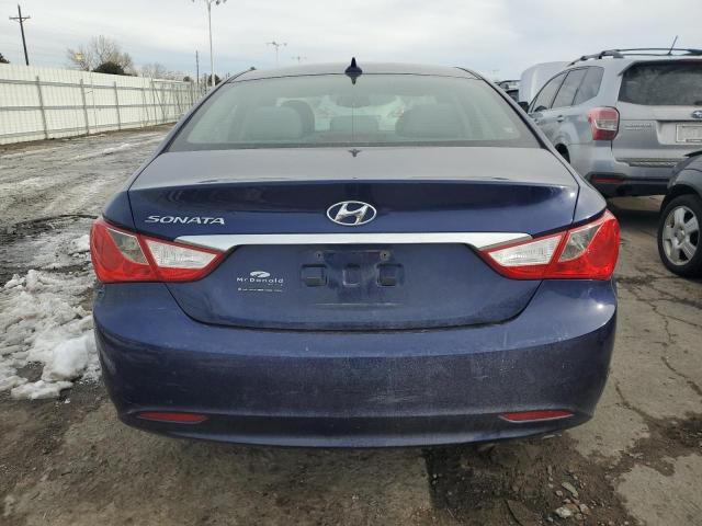 5NPEB4AC2CH417711 - 2012 HYUNDAI SONATA GLS BLUE photo 6