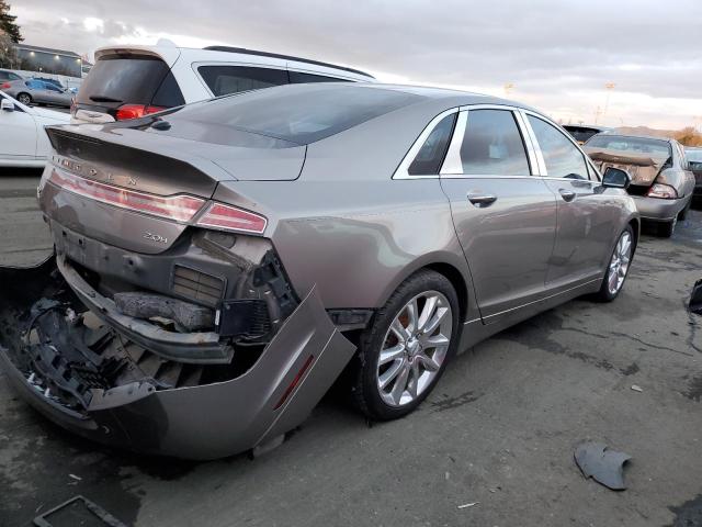 3LN6L2LU7FR605990 - 2015 LINCOLN MKZ HYBRID GRAY photo 3