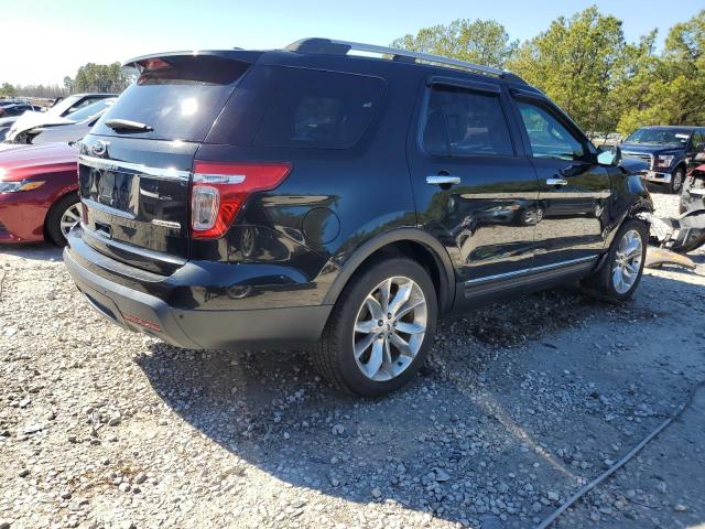 1FM5K7D87EGC34722 - 2014 FORD EXPLORER XLT BLACK photo 3