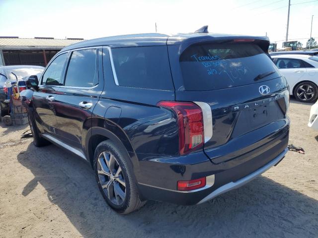 KM8R44HEXLU155070 - 2020 HYUNDAI PALISADE SEL BLUE photo 2