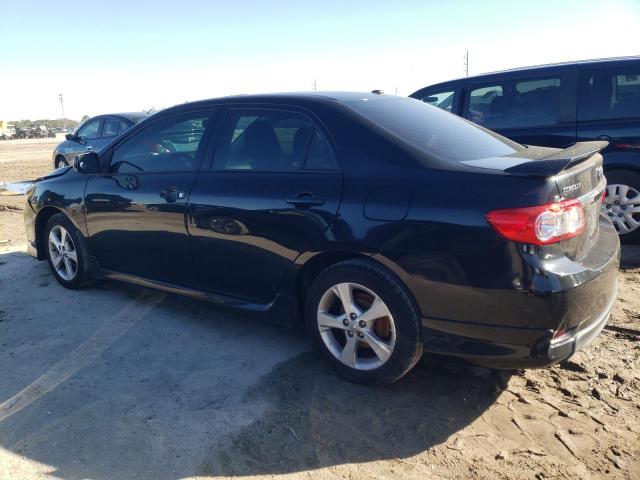 2T1BU4EE1BC670819 - 2011 TOYOTA COROLLA BASE BLACK photo 2