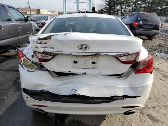 5NPEC4AC3BH105411 - 2011 HYUNDAI SONATA SE WHITE photo 6