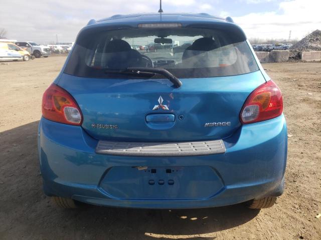 ML32A4HJ2FH005238 - 2015 MITSUBISHI MIRAGE ES BLUE photo 6