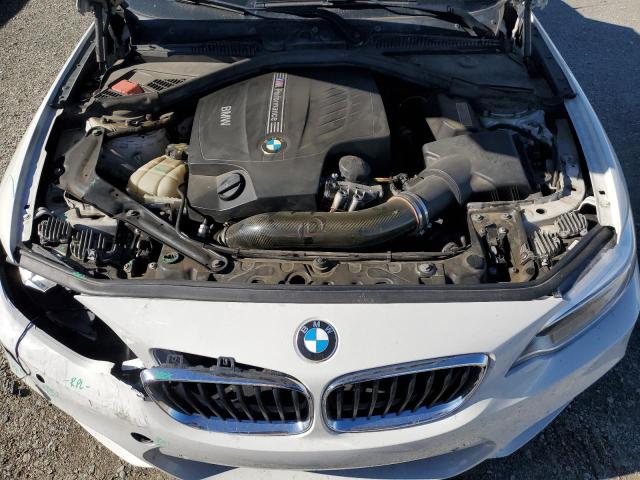 WBA1M1C51FV393487 - 2015 BMW M235I WHITE photo 11