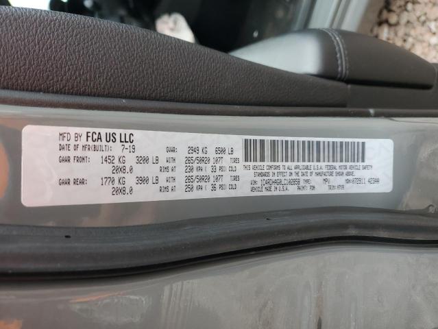 1C4RDHAG0LC102858 - 2020 DODGE DURANGO SXT GRAY photo 13