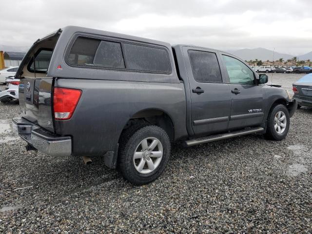 1N6AA0ED5CN331075 - 2012 NISSAN TITAN S GRAY photo 3