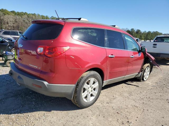 1GNKRJED9CJ213793 - 2012 CHEVROLET TRAVERSE LT RED photo 3