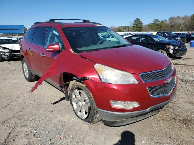 1GNKRJED9CJ213793 - 2012 CHEVROLET TRAVERSE LT RED photo 4