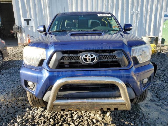 3TMMU4FN3FM080061 - 2015 TOYOTA TACOMA DOUBLE CAB LONG BED BLUE photo 5