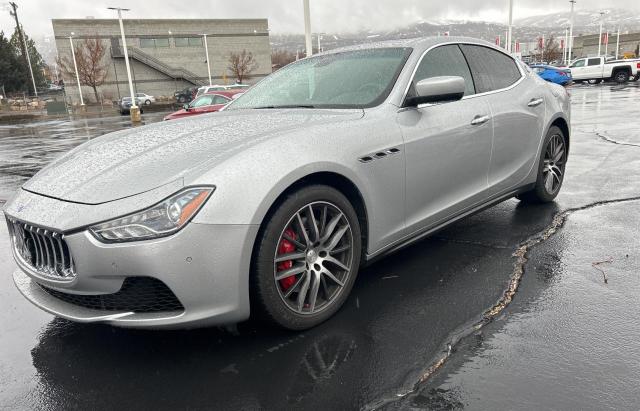 ZAM57RTA2E1091960 - 2014 MASERATI GHIBLI S SILVER photo 2