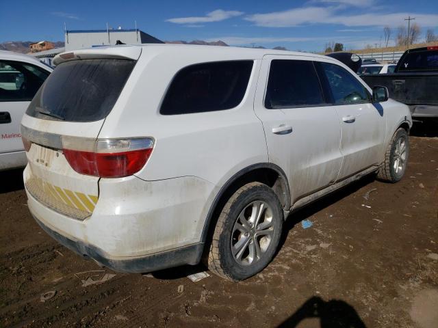 1C4SDJFT7DC565113 - 2013 DODGE DURANGO SSV WHITE photo 3