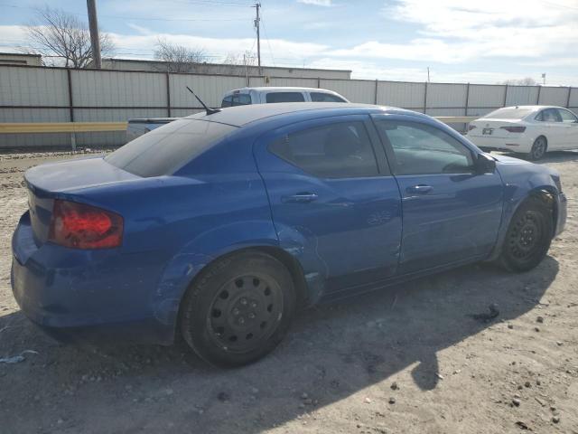 1C3CDZAB4EN148639 - 2014 DODGE AVENGER SE BLUE photo 3