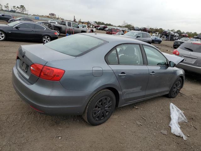 3VW2K7AJ8BM308422 - 2011 VOLKSWAGEN JETTA BASE 灰色 照片 3