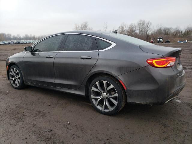 1C3CCCEG2GN135669 - 2016 CHRYSLER 200 C CHARCOAL photo 2