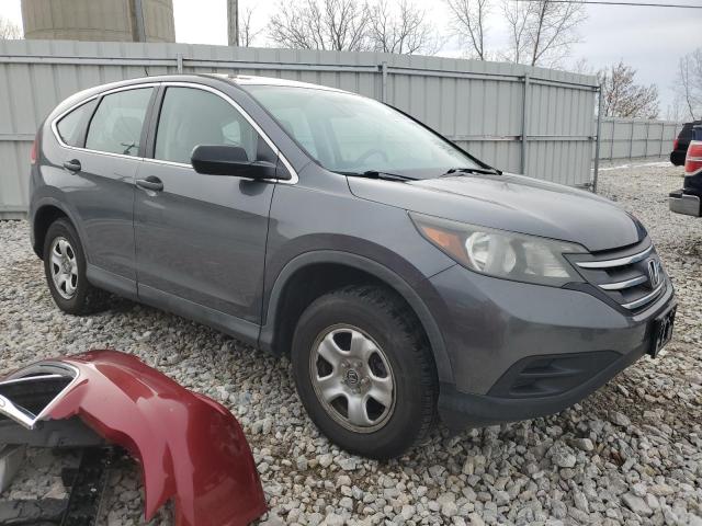 2HKRM4H39DH645241 - 2013 HONDA CR-V LX GRAY photo 4