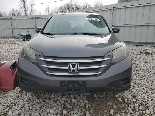 2HKRM4H39DH645241 - 2013 HONDA CR-V LX GRAY photo 5