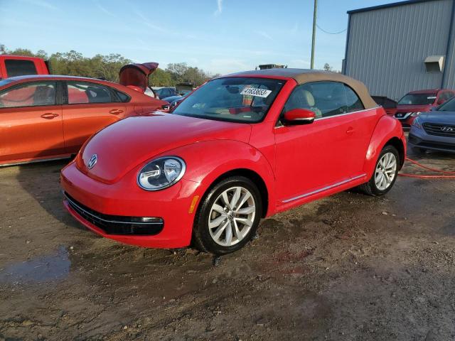 3VW5A7AT9FM804692 - 2015 VOLKSWAGEN BEETLE TDI RED photo 1