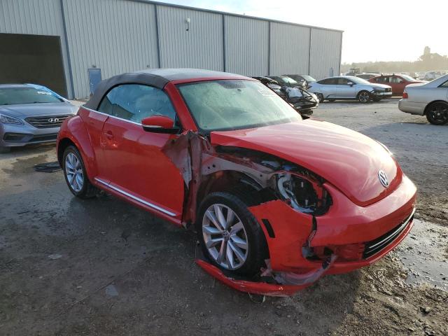 3VW5A7AT9FM804692 - 2015 VOLKSWAGEN BEETLE TDI RED photo 4