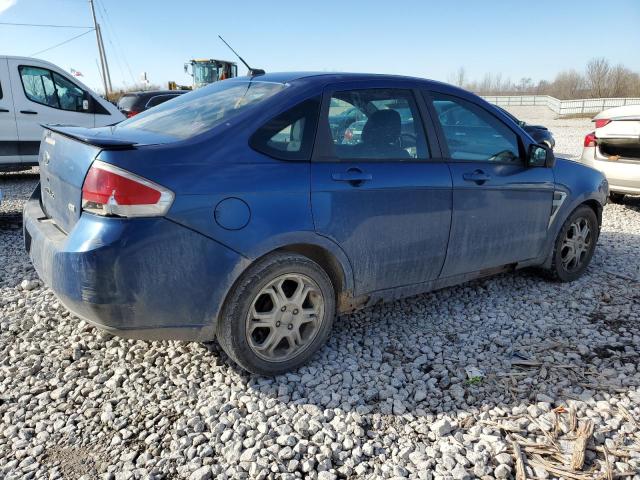 1FAHP35N18W276481 - 2008 FORD FOCUS SE BLUE photo 3