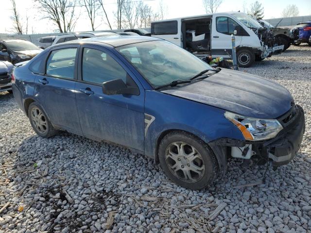 1FAHP35N18W276481 - 2008 FORD FOCUS SE BLUE photo 4