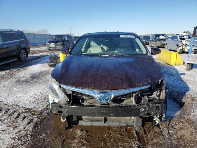 4T1BD1EB2JU059991 - 2018 TOYOTA AVALON HYBRID MAROON photo 5